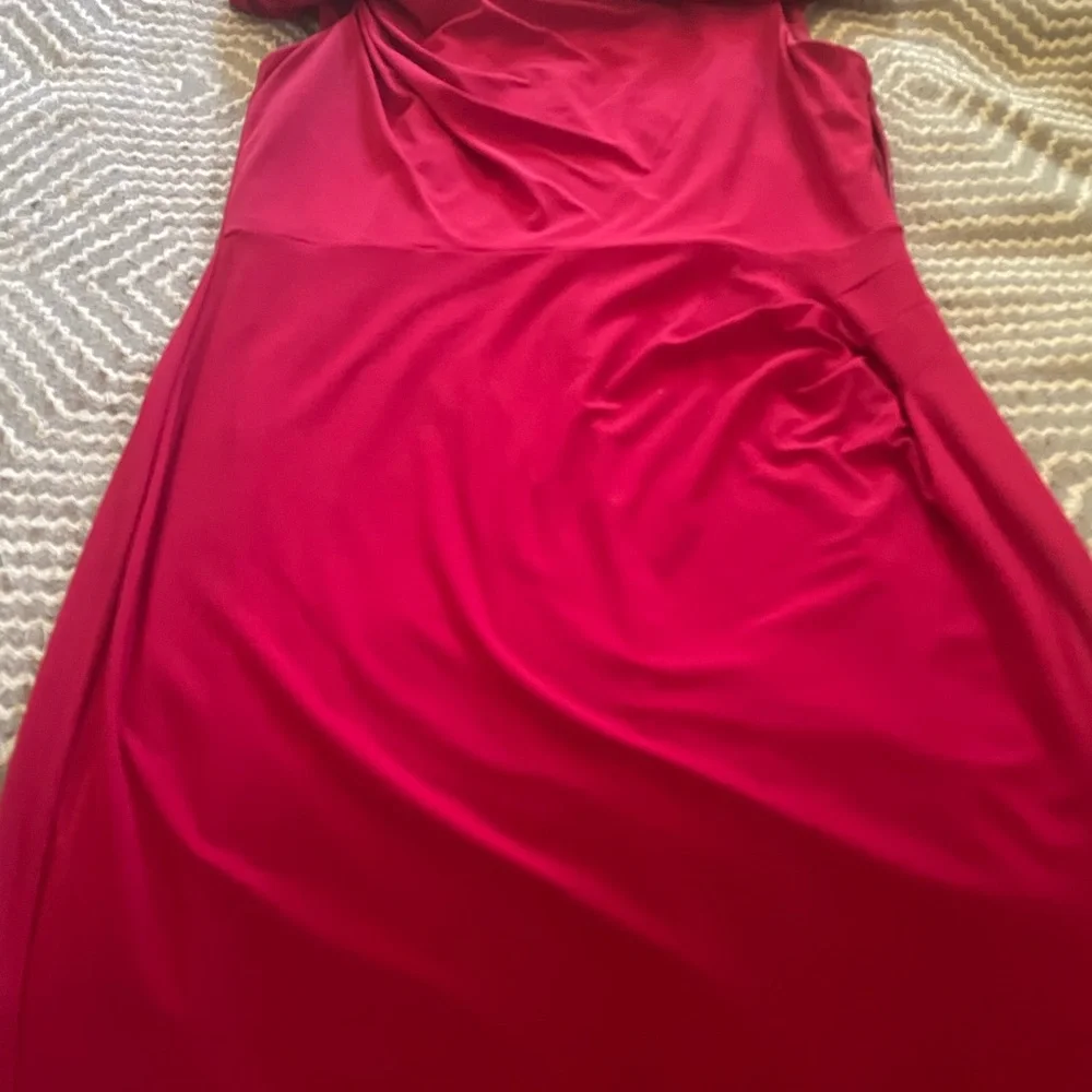 Adrianna Papell Off the Shoulder Sheath Dress - Picture 5 of 6